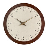 Wall Clock Modern Housewarming Gift Non Ticking for Living Room Hotel Office Round