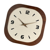 Wall Clock Modern Housewarming Gift Non Ticking for Living Room Hotel Office Square