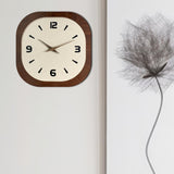 Wall Clock Modern Housewarming Gift Non Ticking for Living Room Hotel Office Square