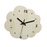 Wall Clock Modern Housewarming Gift Non Ticking for Living Room Hotel Office Irregular Shape