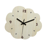 Wall Clock Modern Housewarming Gift Non Ticking for Living Room Hotel Office Irregular Shape