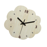 Wall Clock Modern Housewarming Gift Non Ticking for Living Room Hotel Office Irregular Shape