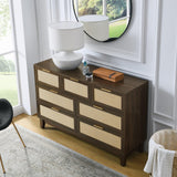 Bedroom 7 drawer dresser, dresser modern wooden chest of drawers with