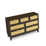 Bedroom 7 drawer dresser, dresser modern wooden chest of drawers with