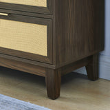 Bedroom 7 drawer dresser, dresser modern wooden chest of drawers with