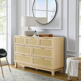 Bedroom 7 drawer dresser, dresser modern wooden chest of drawers with