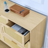 Bedroom 7 drawer dresser, dresser modern wooden chest of drawers with