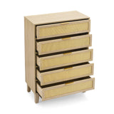 Bedroom 5 drawer dresser, dresser modern wooden chest of drawers with