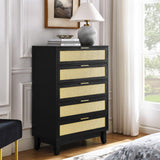 Bedroom 5 drawer dresser, dresser modern wooden chest of drawers with