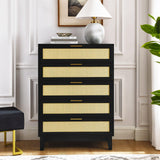 Bedroom 5 drawer dresser, dresser modern wooden chest of drawers with