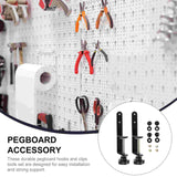 2x Pegboard Desk Mount Pegboard Accessories Fixing Clips Desk Clips for Home