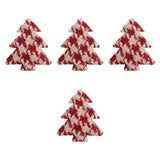 4x Christmas Tree Decoration Decorative Xmas Baubles for Home Office Wedding Red  Christmas Tree