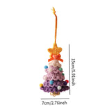 Xmas Small Pendant Mini Xmas Hanging Pendant for Outdoor Festive Decorating Purple