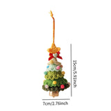 Xmas Small Pendant Mini Xmas Hanging Pendant for Outdoor Festive Decorating Green