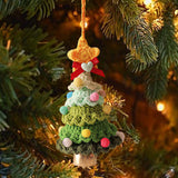 Xmas Small Pendant Mini Xmas Hanging Pendant for Outdoor Festive Decorating Green