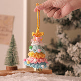 Xmas Small Pendant Mini Xmas Hanging Pendant for Outdoor Festive Decorating Yellow blue