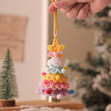 Xmas Small Pendant Mini Xmas Hanging Pendant for Outdoor Festive Decorating Yellow purple