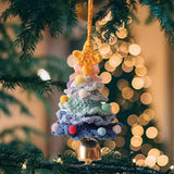 Xmas Small Pendant Mini Xmas Hanging Pendant for Outdoor Festive Decorating Blue