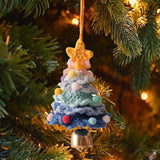 Xmas Small Pendant Mini Xmas Hanging Pendant for Outdoor Festive Decorating Blue