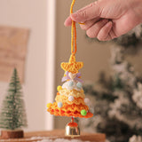 Xmas Small Pendant Mini Xmas Hanging Pendant for Outdoor Festive Decorating Yellow