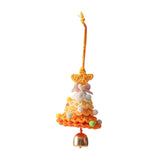 Xmas Small Pendant Mini Xmas Hanging Pendant for Outdoor Festive Decorating Yellow