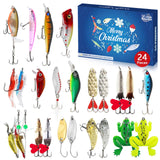 Fishing Advent Calendar Compact Christmas Counting Down for Men Husband Teen