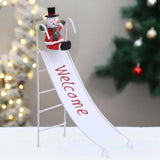 Christmas Slide Decoration Gift Table Centerpiece for Farmhouse Indoor Party