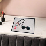 Dresser Organizer Necklace Holder Bracelets Shows Rings Jewelry Display Tray 30cmx20cmx1.5cm