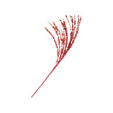 Christmas Tree Pick Decorative Sequins Stick for Winter DIY Crafts Fireplace Red