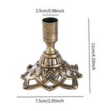 Candle Holder Versatile Home Desktop Banquet Fireplace Wedding Iron Ornament L