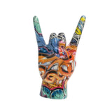 Hand Gesture Statue Creative Hand Decor Sculpture for Indoor Bedroom Desktop Style A