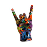 Hand Gesture Statue Creative Hand Decor Sculpture for Indoor Bedroom Desktop Style B