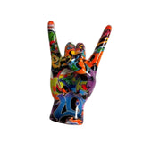 Hand Gesture Statue Creative Hand Decor Sculpture for Indoor Bedroom Desktop Style B