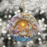 Xmas Small Pendant Acrylic Christmas Tree Ornament for Yard Festival Holiday