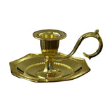 Retro Metal Candle Holder Stable Base Candle Stand for Wedding Mantel Events Golden