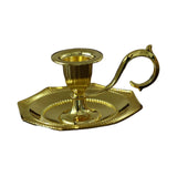 Retro Metal Candle Holder Stable Base Candle Stand for Wedding Mantel Events Golden