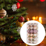 36 Pieces Christmas Ball Decoration Hanging Pendant for Holiday Cabinet Home