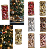 31Pcs Christmas Tree Hanging Decorations Indoor Wall Fireplace Xmas Pendants Red