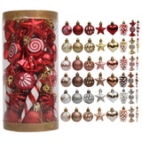 31Pcs Christmas Tree Hanging Decorations Indoor Wall Fireplace Xmas Pendants Red