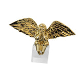 Angel Figurine Cute Craft Collectible Figurine for Desktop Home Office House Gold