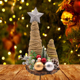 Mini Christmas Tree for Desk Christmas Gift Crafts Miniature Christmas Decor