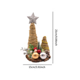 Mini Christmas Tree for Desk Christmas Gift Crafts Miniature Christmas Decor