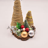 Mini Christmas Tree for Desk Christmas Gift Crafts Miniature Christmas Decor