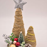 Mini Christmas Tree for Desk Christmas Gift Crafts Miniature Christmas Decor