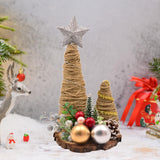 Mini Christmas Tree for Desk Christmas Gift Crafts Miniature Christmas Decor