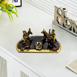 Nativity Scene Statue Collectibles Desk Ornament for Balcony Bedroom Cabinet