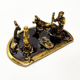 Nativity Scene Statue Collectibles Desk Ornament for Balcony Bedroom Cabinet