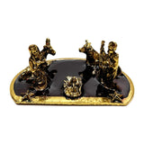 Nativity Scene Statue Collectibles Desk Ornament for Balcony Bedroom Cabinet