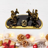 Nativity Scene Statue Collectibles Desk Ornament for Balcony Bedroom Cabinet