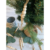 10 Pieces Wood Beads Boho Christmas Decors for Bedroom Living Room Farmhouse